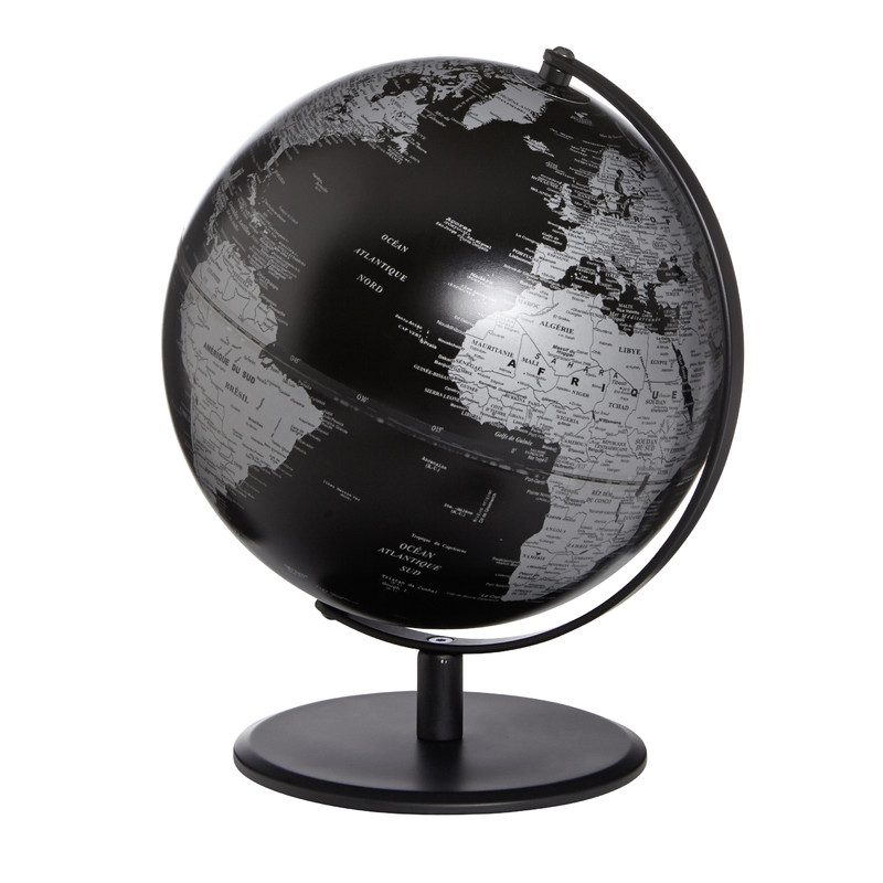 TROIKA Globus Pluto Matt Black 24cm