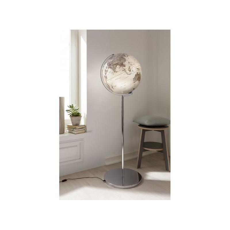 TROIKA Standglobus Sojus Silver 43cm