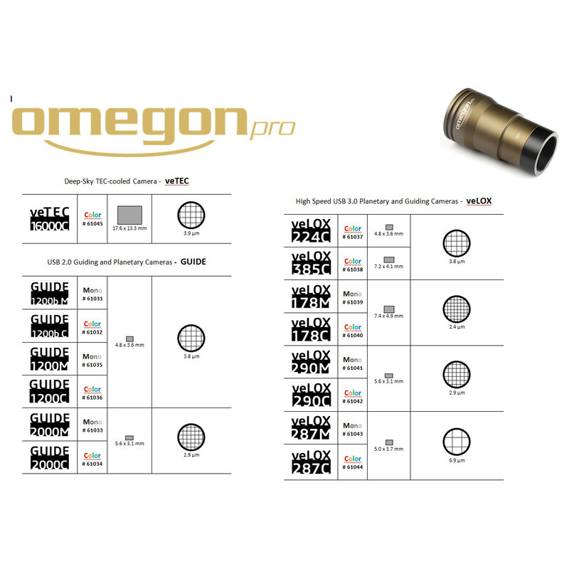 Omegon Kamera veLOX 178 C Color