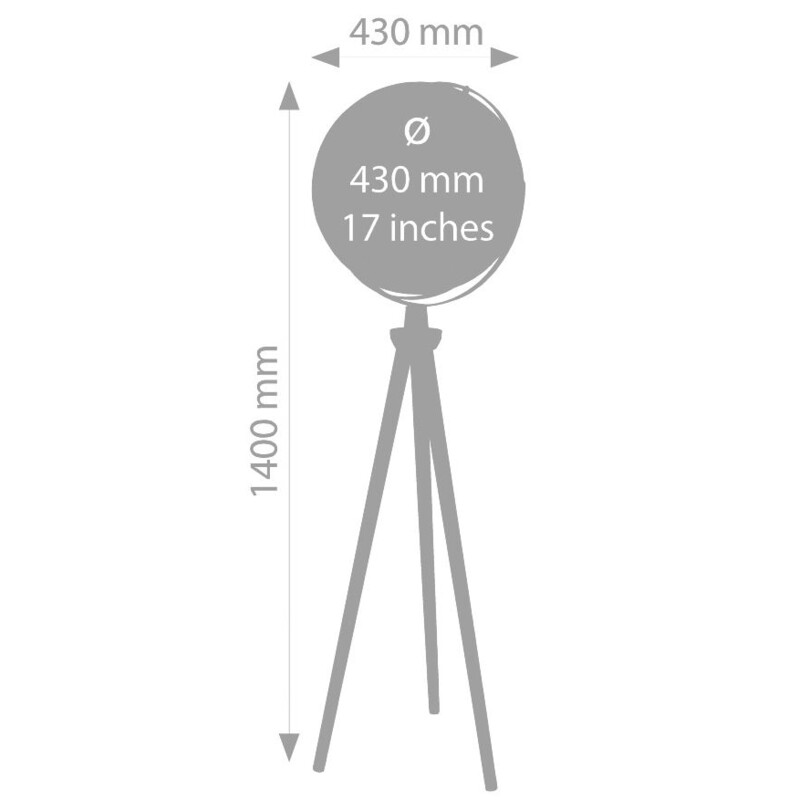 TROIKA Standglobus Sputnik 43cm